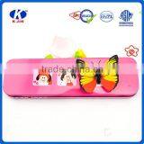 Wholesale Cheap Tin Pencil Case for Kids With Pink Color thumbnail-2