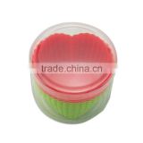 2014 hot sale high quality heart shape silicone cup mould