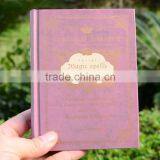 Custom Printing Cover Vintage Handmade Paper Notebook 2015