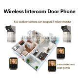 Digital waterproof battery operated wireless video door phone for villa