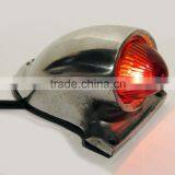 MOTORCYCLE OLD SPARTO ALLOY FIL TAIL LIGHT REPLICA HARLEY TRIUMPH OLD SCHOOL BOBBER CHOPPER thumbnail-3