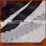 FUNG 8002238 New 2016 Fashion Crystal Beaded Sash Diamond Weddding Accesories Sash,Wedding Sash Belt thumbnail-6