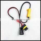 50W HB4 9006 LED Canceller Harness 6Ohm Car LED DRL Fog Turn Singal Load Resistor Canbus Error Free Wiring Canceller