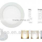 ROUND CE RoHS SASO 85lm/w 12W LED Panel Lamp/SMD 2835 Led Panel Lamp thumbnail-3