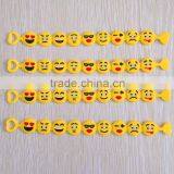 China Factory Silicone Emoji Slap Bracelet Pvc Emoji Snap Bracelet thumbnail-6