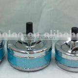 Assorted Color Spinning Push Down Metal Cigarette Ashtrays thumbnail-3