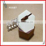 Fancy Special Polygonal Brown Color Candy Storage Paper Gift Box Wholesale thumbnail-2