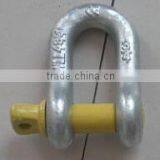 Carbon Steel Drop Forged US Screw Pin Chain Shackle thumbnail-1