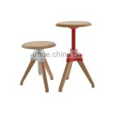 BS023A Adjustable stool with wheels