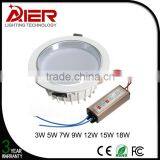 Round Recessed Downlight 3W 5W 7W 9W 12W 15W 18W Option