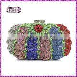 Newest Colorful Pumpkin Design Hard Case Crystal Clutch Purse Woman Handbag (8792A-C2) thumbnail-1