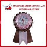 Factory High Quality Green Award Ribbon Rosette Wholesale thumbnail-1