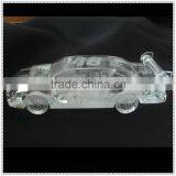Handmade Crystal Engraved Car Figurine For Business Gifts