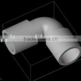 Bulkhead adapter plastic tube fitting(063)