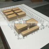 1/1000 Scale Wood Material Working Model of Stock Exchange Center thumbnail-1