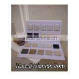 PS047---Cardboard Stone Granite Sample Board