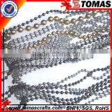 Guangzhou custom beaded ball chain 4.5 mm