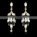 Elegant Multicolor Cubic Zircon Charm Earring Stud W/18k Yellow Gold Plated Jewelry Women's Earring thumbnail-5