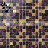 SMH15 Interior House Decor Mosaic Gold Line Glass Mosaic Tiles Bathroom Mosaic Pattern