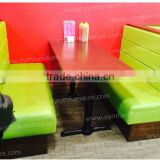 classical style leather dining booth