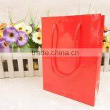 Coated Paper Customized Red Paper Gift Bag ,paper Gift Bag for Gifts Packaging thumbnail-3