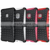 For HUAWEI P9 Lite Armor CASE Heavy Duty Hybrid Rugged TPU Impact Kickstand Hard Cover ShockProof Case thumbnail-3