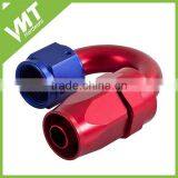 Auto Racing Parts Resuable 180 Degree An Size Aluminum Hose End thumbnail-1