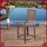 Top Quality Resin Wicker Backrest Design High Vintage Bar Stools thumbnail-2