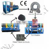 Automatictire Cutting Machine Before Producing Scrap Tire Recycling Plant Machine