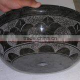 NATURAL JET BLACK MARBLE SINKS thumbnail-4