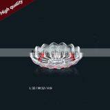 Home Decoration and Hotel Use,louts Shaped Glass Plate for Fruit&candy&snacks,glass Tableware thumbnail-1