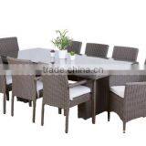 2017 Sigma Discount Weatherproof Luxury Italian pe Rattan Formal Dining Room Furniture Sets thumbnail-1