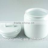White Ceramic Storage Jars Tea Coffee Sugar in Storage Bottles & Jars With Lid , Canisters White thumbnail-4