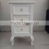 UEnjoy Shabby Chic Pair of Bedside Table Unit Wooden Cabinet 2 Drawers Nightstand Bedroom thumbnail-2