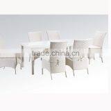 6 Seater Glass Top Dining Table thumbnail-1