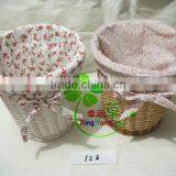 Natural Material Wicker Wowen Rubbish Bins (factory Provide) thumbnail-1