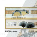 Framed Handmade Chinese Fan & Chinese Characters Art Craft for Home Decoration thumbnail-4