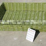 Customized Plastic Woven Hamper With Handle thumbnail-1
