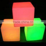 Glowing Plastic Led Cube Stool thumbnail-1