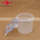 Eco-friendly 4pcs Cylindrical Plastic Preservation Box /crisper Food Storage Box thumbnail-4