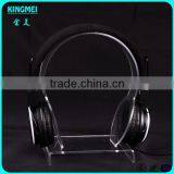 China Factory Custom High Transparent Acrylic Headphone Display Stand,acrylic Sample Stand,headset Rack thumbnail-1