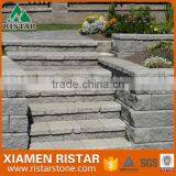 Light Grey Granite Stone Stairs Treads Steps Riser for Outdoor Use thumbnail-1
