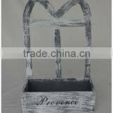 HANGING WOODEN FLOWER BASKETS thumbnail-1