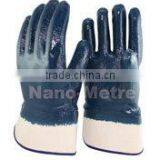 NMSAFETY Industrial Protective Winter Warm Blue Nitrile Safeguard Gloves thumbnail-1