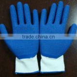 Safety latex gloves