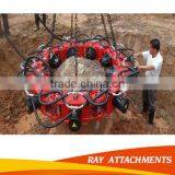 Hydraulic concrete breaking pile cutting machine for excavator used