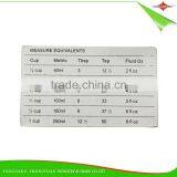 ZY-F1413 Practical Stainless Steel Fridge Magnet With Measure Equivalents thumbnail-1