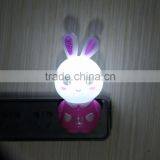 Night Light With Auto Dusk to Dawn Sensor Plug In Wall Duck Octopus Bunny Light thumbnail-1
