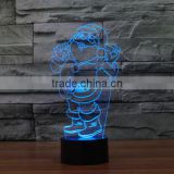 New Santa Claus 3D Touch Table Lamp Creative Lamp LED Lamp Vision Night light