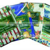 Round Plastic Pvc Clear Printed Flannelback for Table Cover thumbnail-1